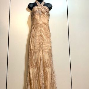 Carmen Marc Volvo collection Silk chiffon gown